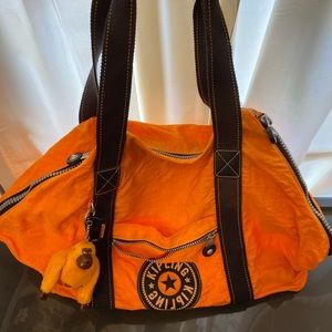 Yellow Kipling bag